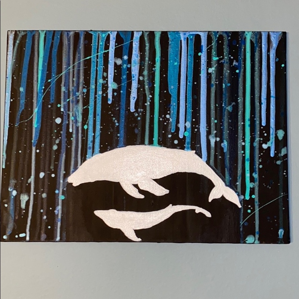 Acrylic painting inspired by Marc Allante